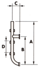 Нижние части лестниц Арт.: PS-0313pl, PS-0314pl, PS-0315pl, PS-0316pl 