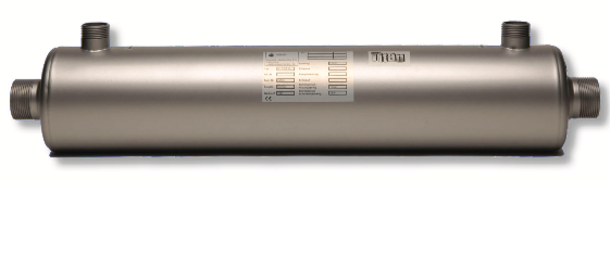 Теплообменник 84кВт Max Dapra D-TWT 65 корпус титан спираль титан (100137) Теплообменник 84кВт Max Dapra D-TWT 65 корпус титан спираль титан (100137)